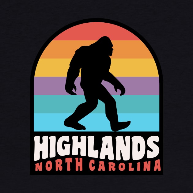 Highlands North Carolina Bigfoot Sasquatch Nantahala National Forest by PodDesignShop